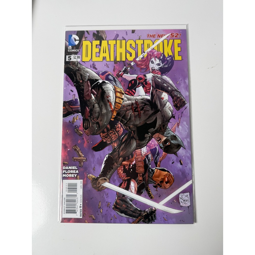 Deathstroke 5 2015 New 52 DC Comics Batman Harley Quinn Cover Tony Daniel